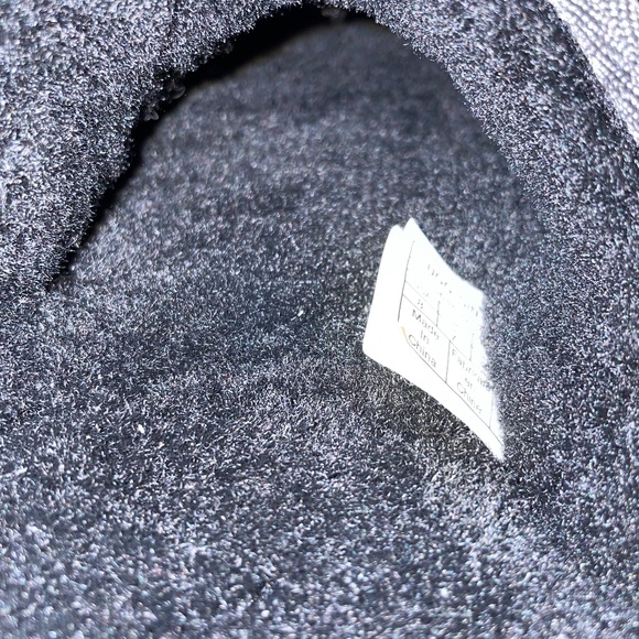 UGG Slipper Leisure Scuff Suede Shearling Lining Black Unisex / M8, W9 - Picture 7 of 9